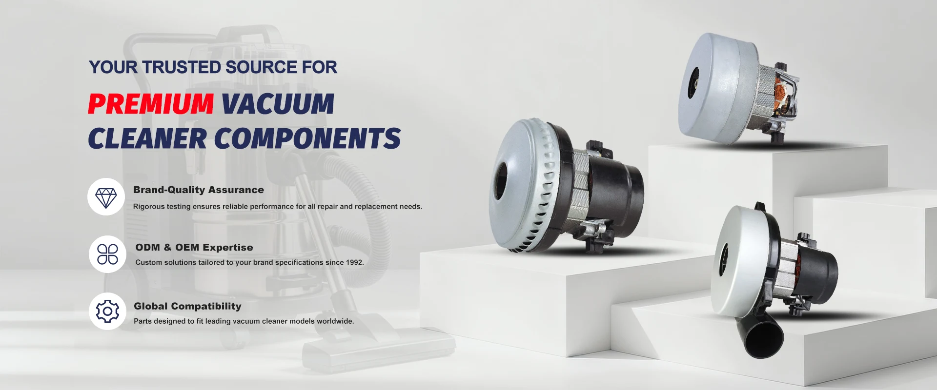 Producent komponentów do odkurzaczy premium