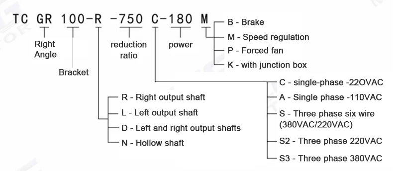 GR Series Hollow Shaft Right Angle Gear Reducer